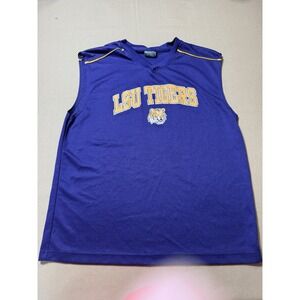 Pro Edge 2000's  LSU Tigers Purple Basketball Jersey Mesh Men Size XL